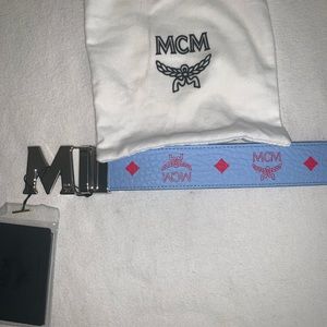 MCM Belt 1 1/2 inch wide. 36 inches long.